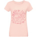 Футболка женская Flower Power, розовая
