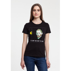 Футболка женская «Ван-Пакман», черная